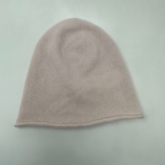 Joie Cashmere Beanie Hat Blush - Picture 1 of 4